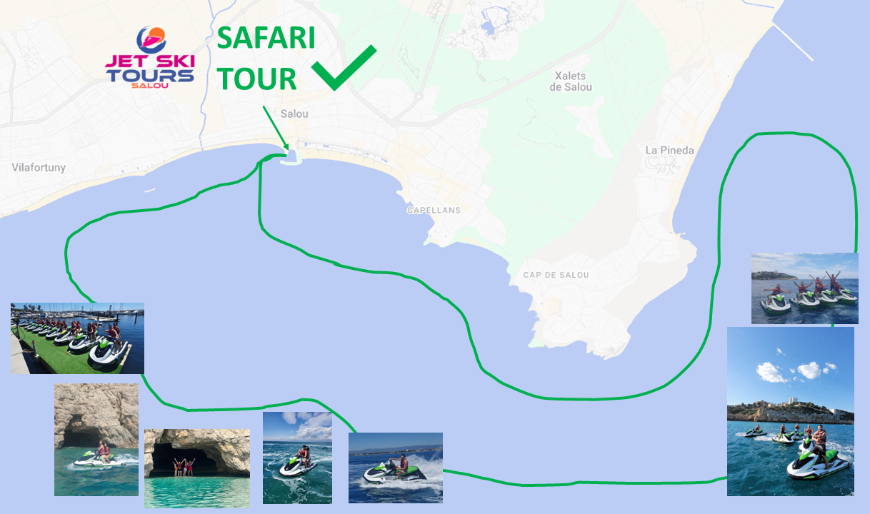 Excursiones en mar abierto, no circuitos